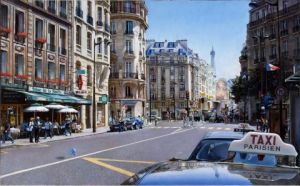 Voir le détail de cette oeuvre: Taxis, Paris 16